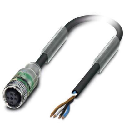 Phoenix Contact 1694839 Sensor/actuator connector, geassembleerd M12 Aantal polen (sensoren): 4 Bus, recht 10.00 m 1 stuk(s) Piece