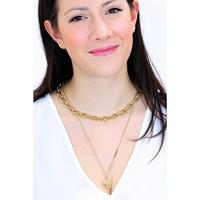 Dames ketting Guess JUBN02227JWYGT-U 45 cm - thumbnail