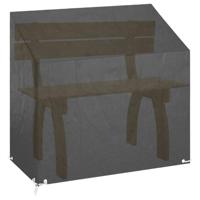 Tuinbankhoes met 8 oogjes 130x70x70/88 cm polyetheen - thumbnail
