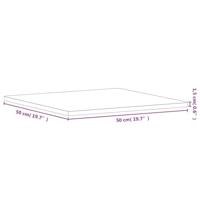 Tafelblad vierkant 50x50x1,5 cm massief beukenhout - thumbnail