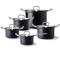 Q-linair Master Black (RVS) 5-delig - thumbnail