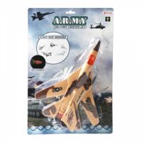 Toi Toys Straaljager militair met licht - thumbnail