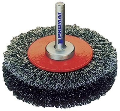 Promat/Tecwerk Ronde borstel | d. 80 mm draaddikte 0,3 mm | staal 19 mm | 15000 min-¹ - 4000841118 Promat/Tecwerk Ronde borstel | d. 80 mm draaddikte 0,3 mm | staal 19 mm | 15000 min-¹ - 4000841118