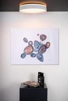 Lucide NURIA - Plafonnière - Ø 40 cm - LED 3 StepDim - 1x24W 2700K - Wit - thumbnail