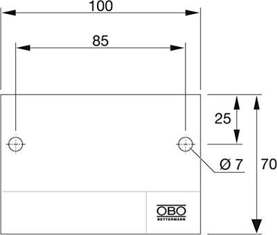 OBO Bettermann 7205420 Montageaccessoire 1 stuk(s)