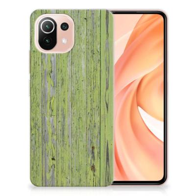 Xiaomi Mi 11 Lite | 11 Lite 5G NE | Bumper Hoesje | Green Wood Xiaomi Mi 11 Lite | 11 Lite 5G NE | Bumper Hoesje | Green Wood