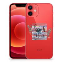 iPhone 12 Mini Telefoonhoesje met Naam Boho Beach - thumbnail