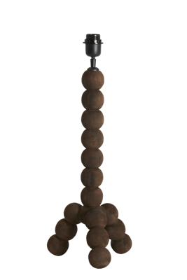 Light & Living Tafellamp 'Veglio' Mangohout, kleur Donkerbruin (excl. kap) Light & Living Tafellamp 'Veglio' Mangohout, kleur Donkerbruin (excl. kap)