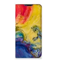 Bookcase Xiaomi Redmi 9 Watercolor Dark - thumbnail
