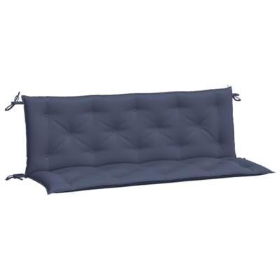 VidaXL Tuinbankkussens 2 st 150x50x7 cm oxford stof marineblauw VidaXL Tuinbankkussens 2 st 150x50x7 cm oxford stof marineblauw