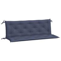 VidaXL Tuinbankkussens 2 st 150x50x7 cm oxford stof marineblauw - thumbnail