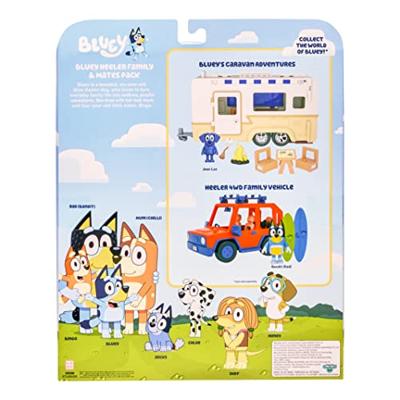 Spectron Bluey speelfiguren familie & vrienden, 8st. - thumbnail