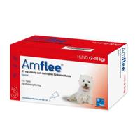 KRKA AMFLEE SPOT ON HOND 2-10 KG 67 MG 3 PIP - thumbnail