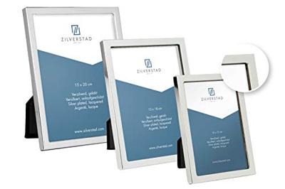 Zilverstad 8034232 Wissellijst Papierformaat: 13 x 18 cm Zilver