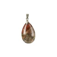 Druppel Hanger Jaspis Bruin - thumbnail