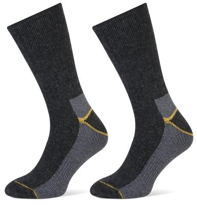 STAPP Thermosokken Heren Yellow 2-pack Antraciet Melange-39/42