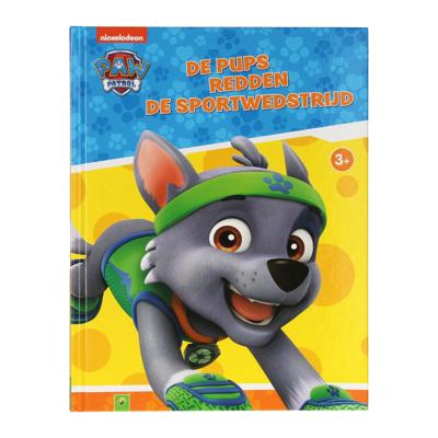 Wins Holland voorleesboek de puppsen redden een sportwedstrijd paw patrol