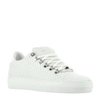 Nubikk leren sneakers Jagger Python wit - thumbnail