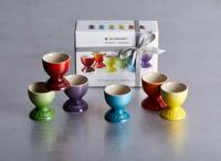 LE CREUSET - Aardewerk - Eierdop Regenboog 6-dlg - thumbnail