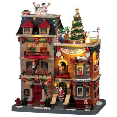 Santa'S Rooftop Bash With 4.5V Adaptor Kerst - Lemax