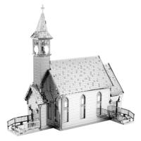 Metal Earth Old Country Church modelbouwset - thumbnail