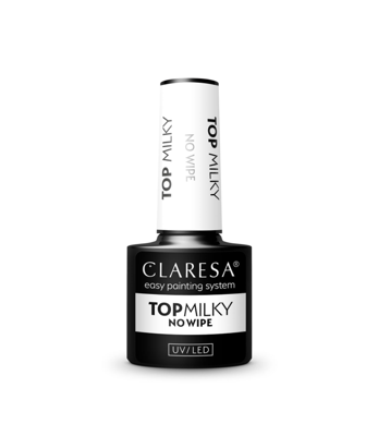 Claresa top coat milky no wipe 5ml