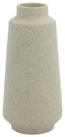 HEMA Vaas Ø3.5x15 Structuur Aardewerk Wit - thumbnail