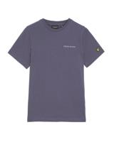 Lyle & Scott winter t-shirt jongens - donker blauw - geborduurd - thumbnail