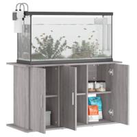 VidaXL Aquariumstandaard 101x41x58 cm bewerkt hout grijs sonoma eiken - thumbnail