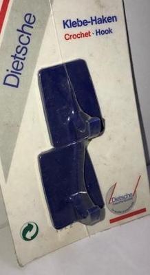 Universele handdoekhaken zelfklevend (setje van 2) donkerblauw