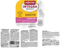 ANIMONDA Integra Protect Adult Sensitive Pork - nat kattenvoer - 100g - thumbnail