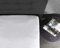 Homecare - Splittopper Molton Hoeslaken - Wit - 120/140 x 200/210/220 - thumbnail