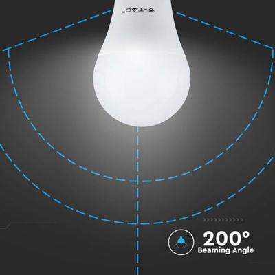 E27 LED Lamp - 8,5 806 lumen - 3000K warm wit - Vervangt 60 Watt - E27 fitting - A60 lamp - Grote fitting - thumbnail