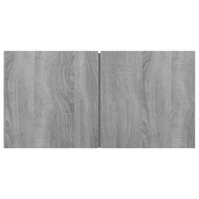 4-delige Tv-meubelset bewerkt hout grijs sonoma eikenkleurig