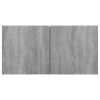 4-delige Tv-meubelset bewerkt hout grijs sonoma eikenkleurig - thumbnail