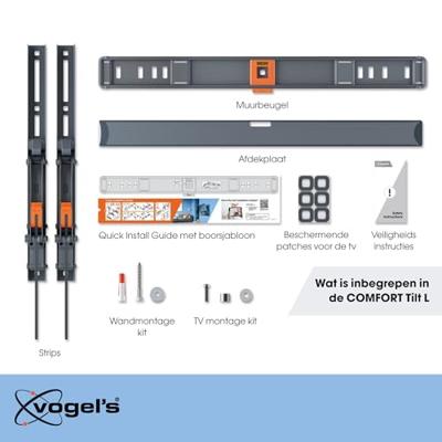 Vogels TVM 3615 Kantelbare tv-beugel TV beugel Zwart - thumbnail
