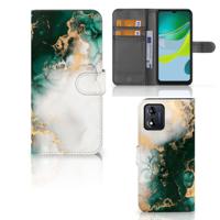 Bookcase voor Motorola Moto E13 4G Marmer Groen - thumbnail