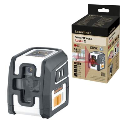 Laserliner SmartCross-Laser Kruislijnlaser X Rood - 036.735E Laserliner SmartCross-Laser Kruislijnlaser X Rood - 036.735E