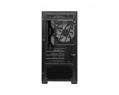 MSI MAG FORGE M100A computerbehuizing Micro Tower Zwart, Transparant