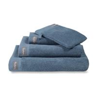 Vandyck Vandyck Home Uni Vintage Blue Washandje 16x22 - thumbnail