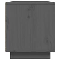 Tv-meubel 80x35x40,5 cm massief grenenhout grijs - thumbnail