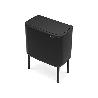 brabantia Bo Touch Bin 31 60 67 Afvalbak 33 l Staal (l x b x h) 312 x 540 x 680 mm Zwart 1 stuk(s)