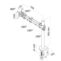 Neomounts FPMAD960 Desktop accessoire Zwart - thumbnail