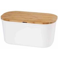Kesper 58080 Broodbox wit melamine, 37 x 17,5 x 21,5 cm. - thumbnail