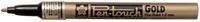 Sakura paint Marker Pen-Touch punt van 1 mm, goud - thumbnail