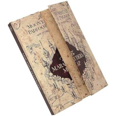 Harry Potter Magnetic A5 Notebook Marauders Map