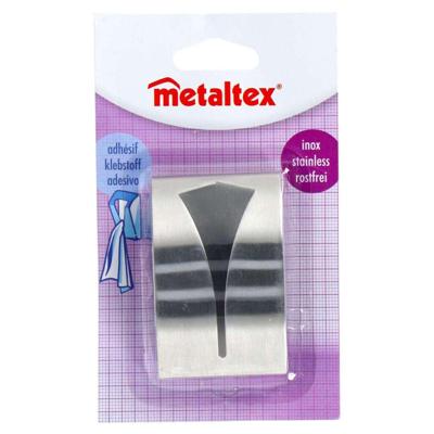 Metaltex handdoekhouder zelfklevend rvs
