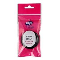 Idyl Poederdons zwart extra dik & luxe 1 Stuks - thumbnail