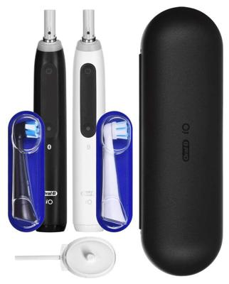 Braun Oral-B iO5 Duo matzwart/kwartwit elektrische tandenborstel Braun Oral-B iO5 Duo matzwart/kwartwit elektrische tandenborstel