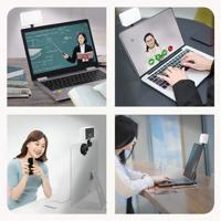 VIJIM VL120 krachtige LED-lamp voor videobellen KIT - met zuignap voor laptop / computer / monitor - thumbnail
